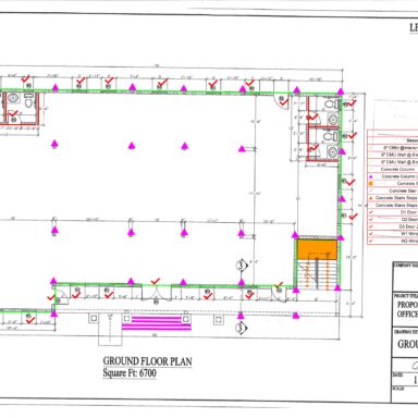 Two Story Office Building Estimation